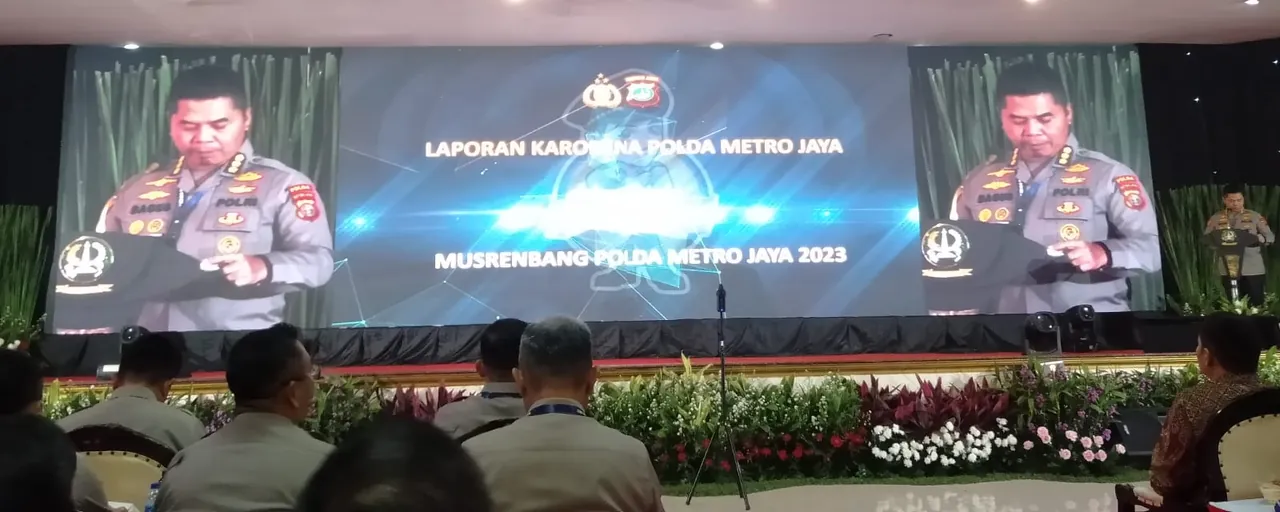 LED screen untuk acara Polda Metro 2023