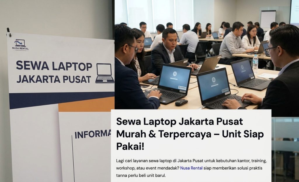 Sewa Laptop Jakarta Pusat - Nusa Rental
